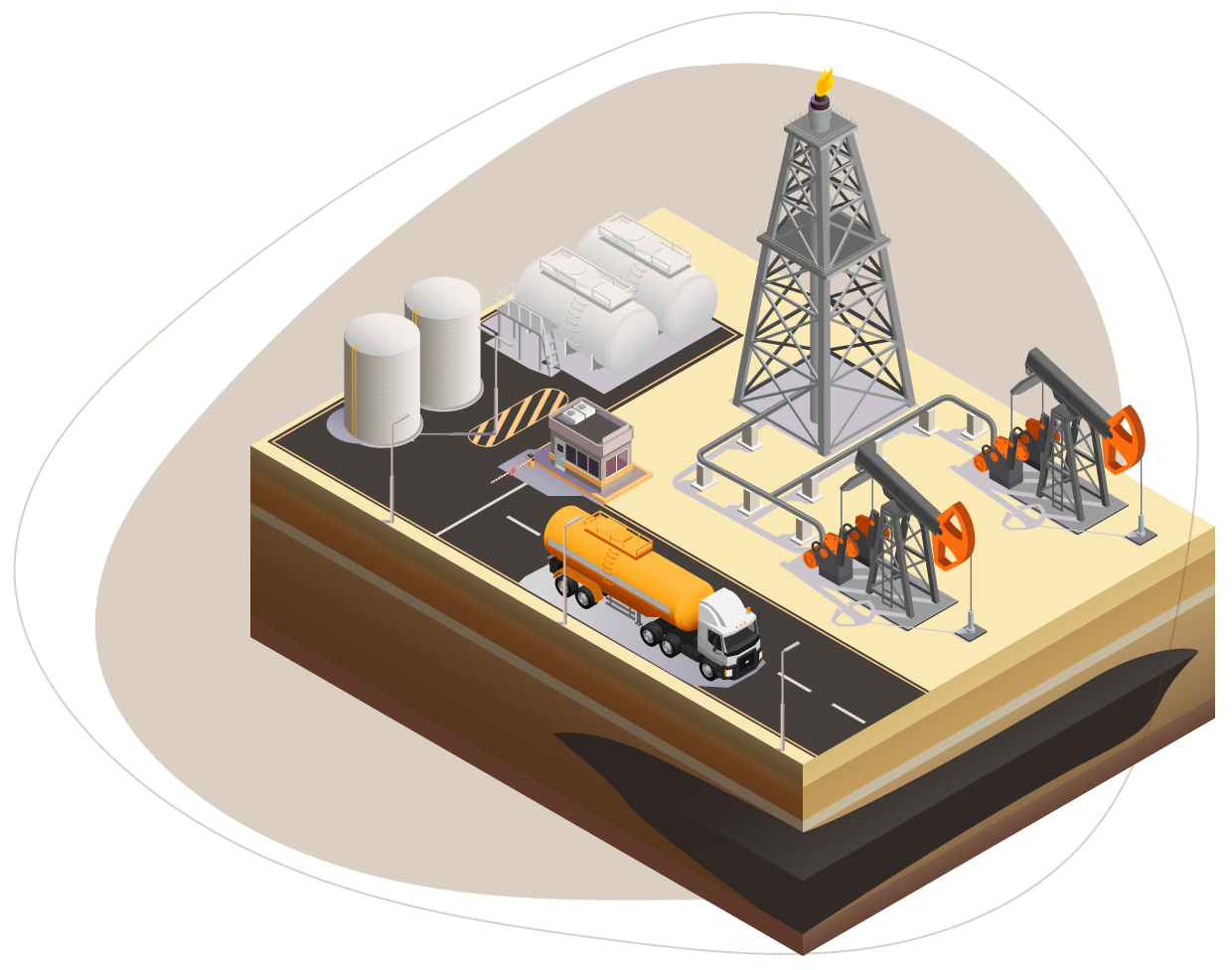 Aghomi Energy team at work on a project site in Nigeria