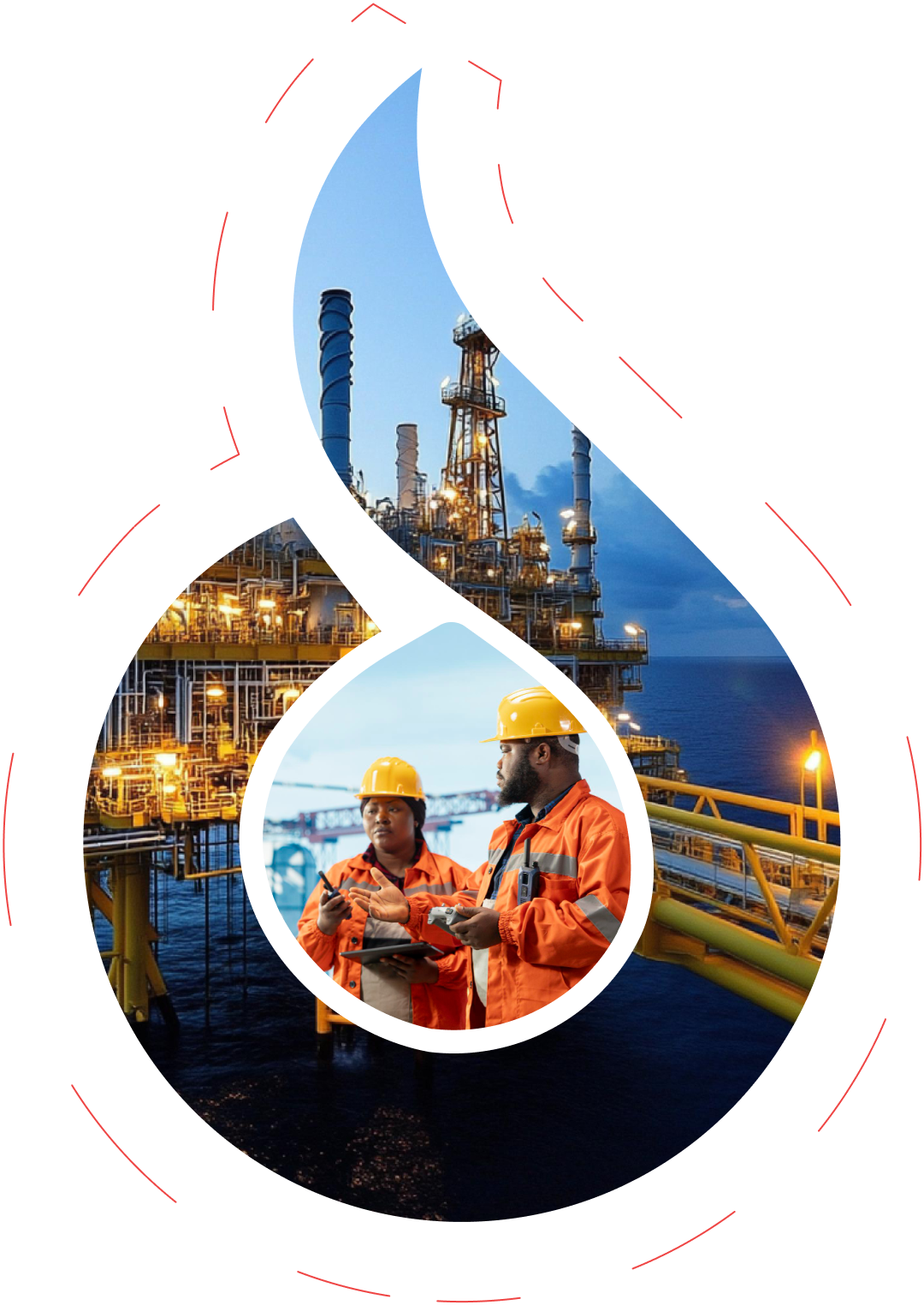 Aghomi Energy field engineer at work